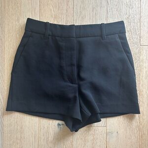 Wilfred Black High Waist Shorts